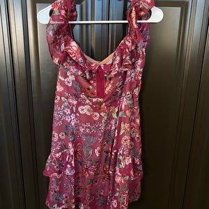 For Love & Lemons floral dress